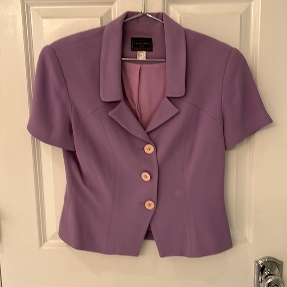 Lovely violet Blazer/top - Picture 1 of 4